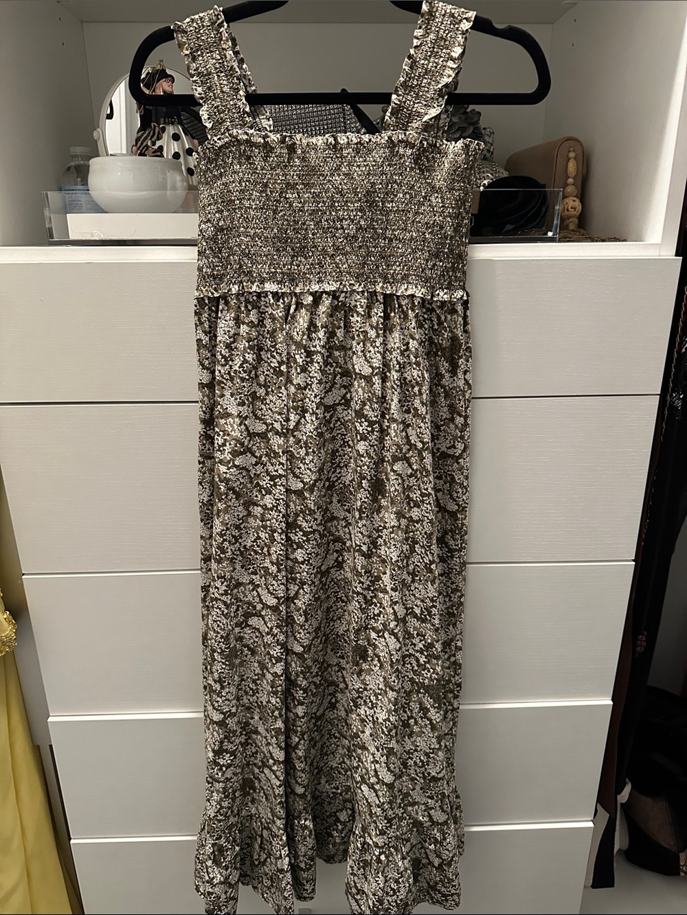 Rails Rumi Dress in Floral Olive Green